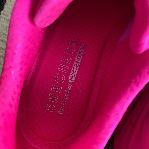 Skechers Hot Pink “Uno - Night Shades” Sneakers Women’s SIZE 7 - Picture 8 of 12